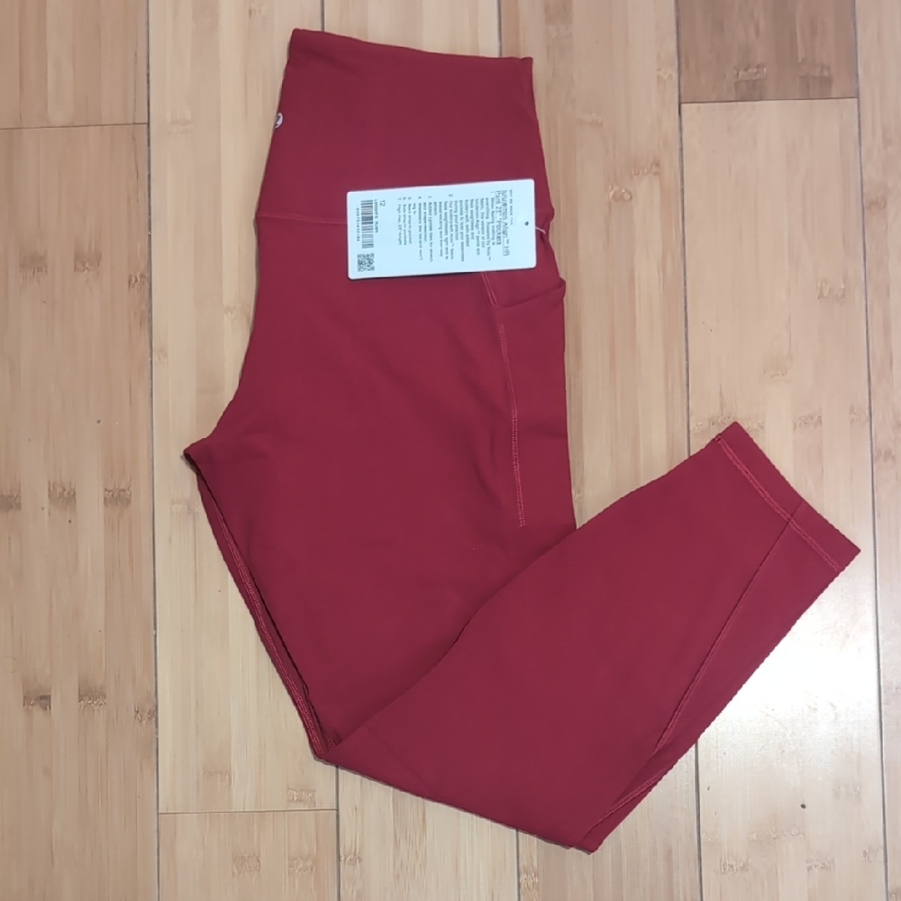 lululemon Align HR W/ Pockets 25" (12)